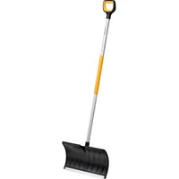Fiskars X-Series Schneeschieber, Schneeschaufel, Metall, Schwarz, Orange, Ergono