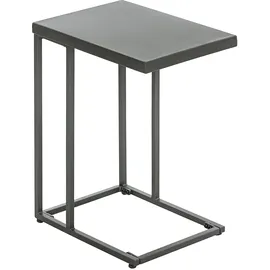 Dehner Beistelltisch Noah, ca. 56 x 43 x 30.5 cm, Metall, grau