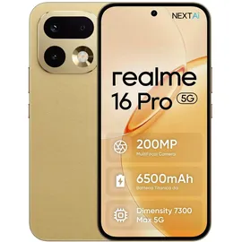 Realme 16 Pro 5G 8 GB RAM 256 GB Master Gold