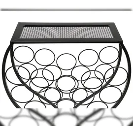 DanDiBo Ambiente Weinregal 100 x 0 x 0 cm Schwarz