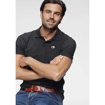 KangaROOS Poloshirt Kurzarm, mit Polokragen, aus Piqué-Stoff, aus 100% Baumwolle, Gr. XL (56/58), marine, , 31921439-XL