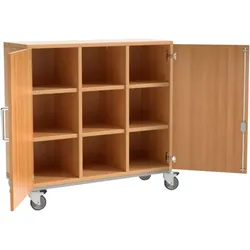 Schrank mit 9 Fächern