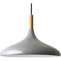 Bamyum Champion 1-flg. Ø35 cm rund Holz grau