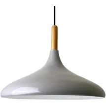 Bamyum Champion 1-flg. Ø35 cm rund Holz grau