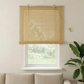 vidaXL Rollo Natur 100 x 160 cm Bambus/Braun