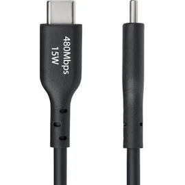 Startech StarTech.com 30cm USB-A auf USB-C Ladekabel, Laden & Synchronisieren, 3A, USB 2.0, TPE-Mantel Schwarzes USB Schnellladekabel