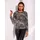 CREATION L Shirt in schwarz-sand-bedruckt | Gr.: 44