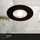Briloner 3er Set LED Bad Einbaustrahler IP44 Warmweißes Licht Schwarz