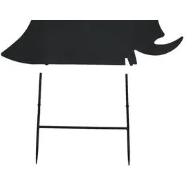 Europalms Silhouette Metall Hexe mit Besen 150 cm