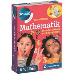 Clementoni® Spiel, Quizspiel Galileo, Wissenstrainer Mathematik, Made in Europe bunt