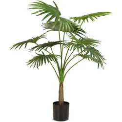 Grüne Fächerpalme Kunstpflanze 140 cm