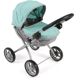 Puppenwagen CHIC2000 "Lilli, Melange Mint", grau (melange mint), Puppenwagen, KinderB:59cm H:60cm T:35cm, zusammenklappbar, B:59cm H:60cm T:35cm