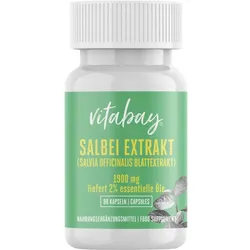 Salbei Extrakt 1900 mg Salvia Officinalis Vegan 90 ST