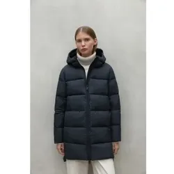 ECOALF für Damen. MCWGAJKMARAN0987W24-161 Marineblauer Marangu-Mantel (S), Lässig, Recyceltes Polyester, Nachhaltig