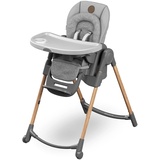 Maxi-Cosi Minla Kinderhochstuhl Mitwachsend, 0–14 Jahre, bis zu 60 kg, Hochstuhl Baby, 9 Höhenstufen, 5 Neigungspositionen, 4 Tablettpositionen, kompakt faltbar, Essential Grey