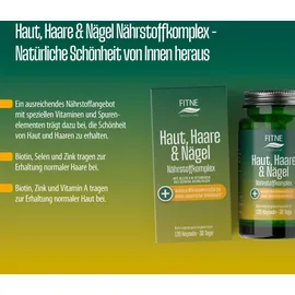 Fitne Nährstoffkomplex Haut, Haare & Nägel Kapseln 120 St.