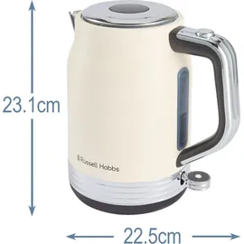 Russell Hobbs Hanley Retro Jasmine 1,7 l Edelstahl