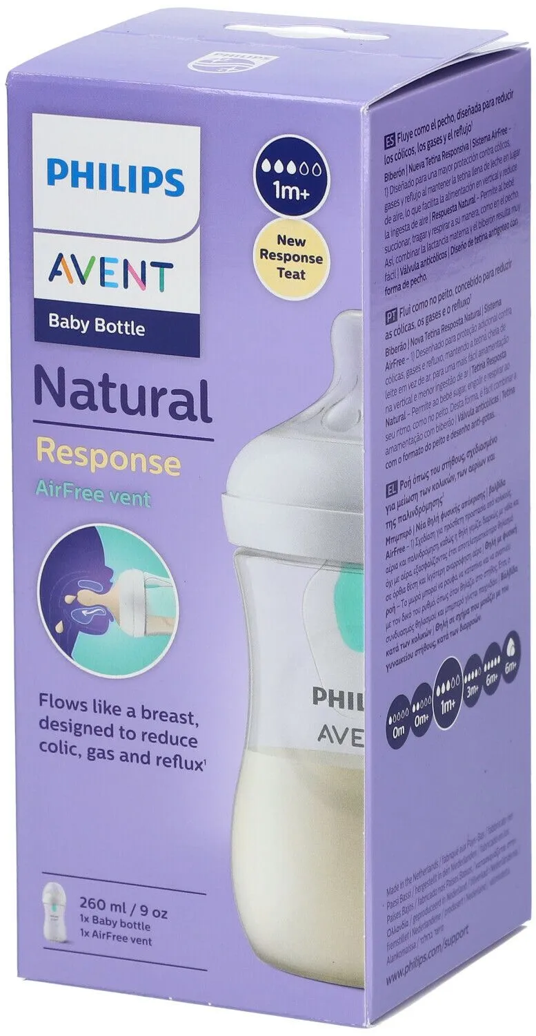 Philips Avent Natural Response Babyflasche mit AirFree-Ventil