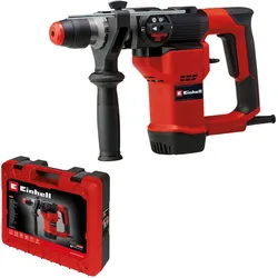 Bohrhammer EINHELL "TC-RH 28 3F", rot (rot, schwarz, weiß), B:105mm H:249mm L:370mm, Bohrmaschinen, Bohren, Hammerbohren, Meißeln mit Fixierung, inkl. Koffer