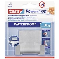 Tesa POWERSTRIPS® Waterproof Duohaken Metall Inhalt: 1St.