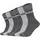 Mustang Socken-Sets 6er Pack Grau/Schwarz 43-46