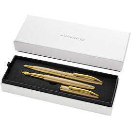 Pelikan Füller und Kugelschreiber Jazz Noble Elegance gold gelb, 2er-Set (821889)