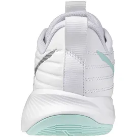 Mizuno Wave Momentum Pro Volleyballschuhe, Damen 45 - white/blue tint, Größe:5.5 - weiß,