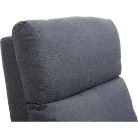 Mendler Fernsehsessel HWC-F76 Stoff/Textil 67 x 102 x 0 cm Grau mit Liegefunktion
