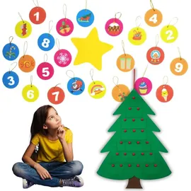 Zolta Adventskalender Weihnachtsbaum Filz 90 cm DIY