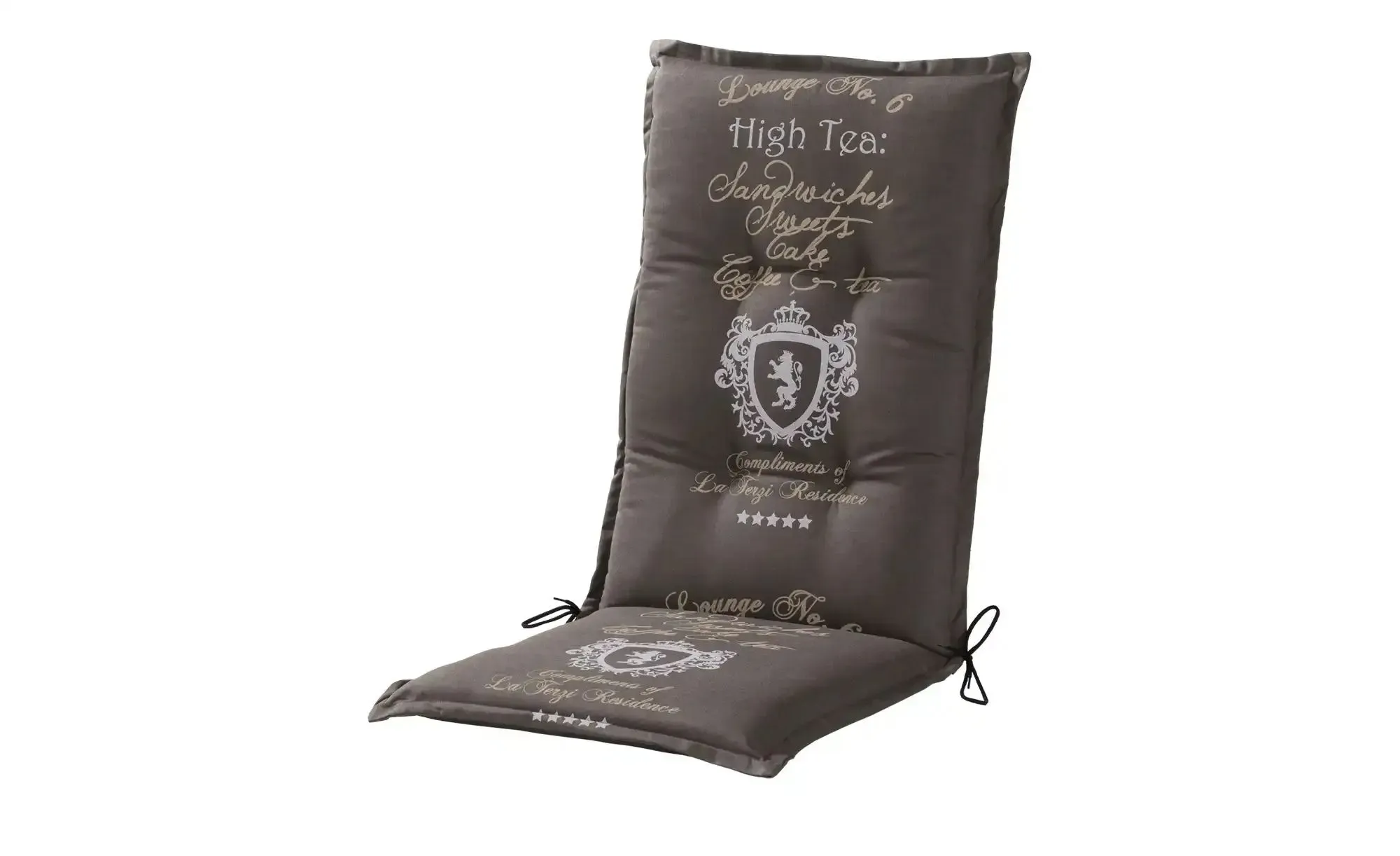 GO-DE Auflage  High Tea Stone ¦ grau ¦ Maße (cm): B: 50 H: 7