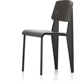 Vitra - Prouvé Standard SP chair, schwarz / basalt, Filzgleiter schwarz (Hartboden)