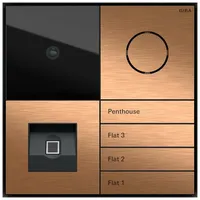 Gira System 106 Keyless In Fingerprintmodul, bronze