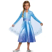 Disguise Elsa Frozen Mädchenkostüm, offizielles Disney-Kleid, Karnevals- und Halloween-Kostüm, 3–4 Jahre