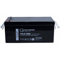 Quality Batteries Q-Batteries 12LC-260 12V 278Ah Blei Akku Zyklentyp AGM Solar und Wohnmobil Batterie