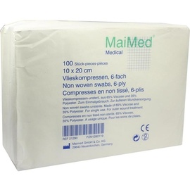 Maimed Vlieskompressen 10x20 cm unsteril