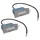 vidaXL LED Wandeinbauleuchten Edelstahl 44x111x56 mm 2 Stk. silber