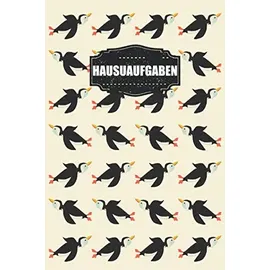 majosta Hausaufgaben: Hausaufgabenheft Mit Platz Für Aufgaben, Stundenplan, Notizen Und Schulnoten Schülerplaner Pinguin Cover