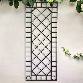Harms Import Wand Dekor Gitter Garten Dekoration Terrasse Rankgitter Spalier schwarz