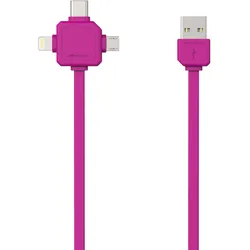 Allocacoc USB-Kabel | USB-C Rosa