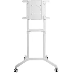 PureMounts Mobiler TV Standfuß, weiß