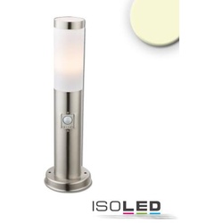 Pollerleuchte 45cm Edelstahl mit PIR Bewegungssensor IP44 inkl. E27 LED Leuchtmittel 9W warmweiß EEK G [A-G]