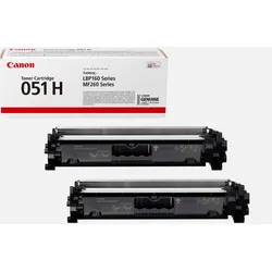 Canon Original Toner 051H Doppelpack schwarz hohe Ergiebigkeit (OP2169C002DP)