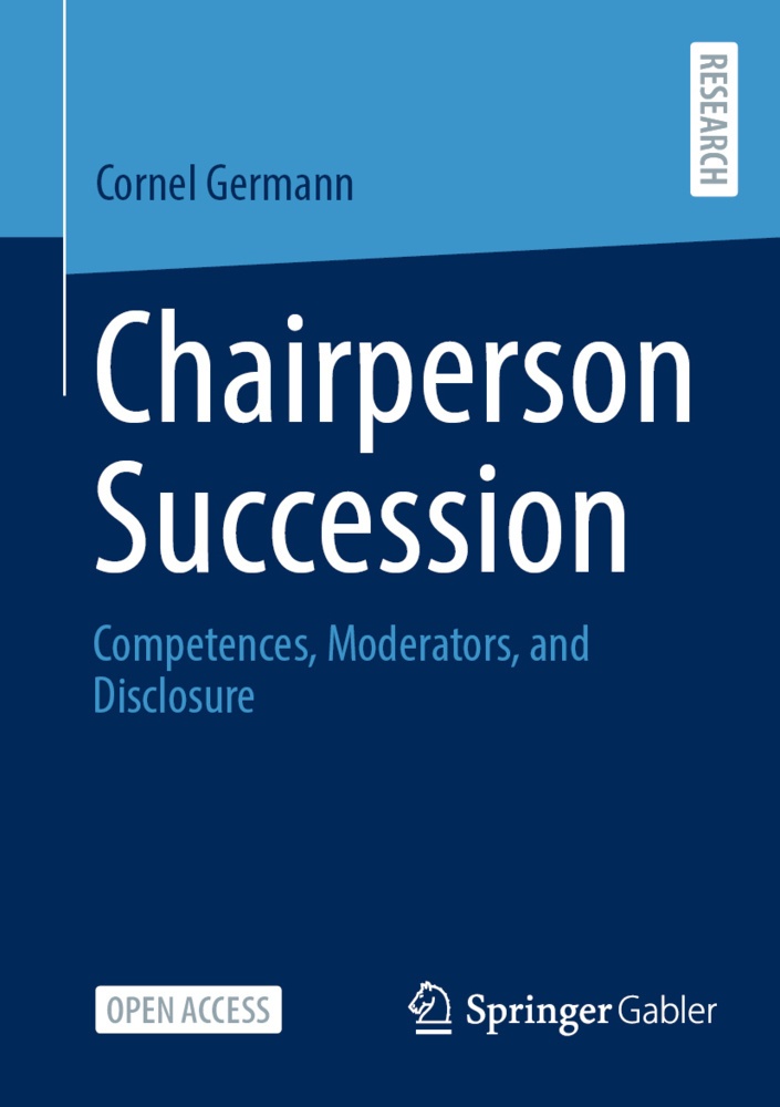 Chairperson Succession - Cornel Germann  Kartoniert (TB)