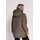 Zhrill Steppjacke "ZHNIEKA", Damen, Gr. XXL, grün, Web, Obermaterial: 100% Polyester. Futter: 100% Polyester. Wattierung: 100% Polyester, unifarben, normal Po-bedeckend, Rundhals, Jacken Steppjacke, mit Kapuze, mit Logo-Druck, mit 2-Wege-Reißverschluss