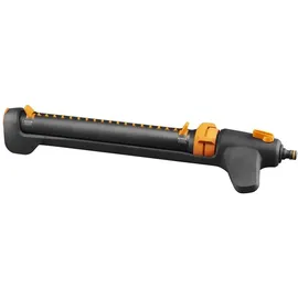 Fiskars Oszillierender Sprinkler Universalgröße 17 x 21 m schwarz/orange