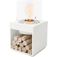 EcoSmart POP 8L [Design Ethanol Kamin]: Weiß - ohne Schutzhülle
