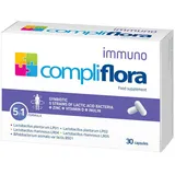 COMPLIFLORA Immuno Immunsystem Ergänzung 30 Kapseln 5in1 Zink Vitamin D