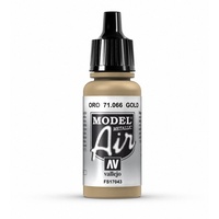 Vallejo Model Air Acrylfarbe, 17 ml gold-metallic