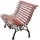 Proregal Gartenbank 80 x 122 x 70 cm Braun