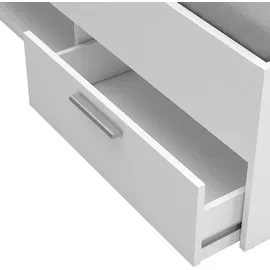 Demeyere Stauraumbett MICHIGAN 140 x 200 cm Holz lackiert weiß